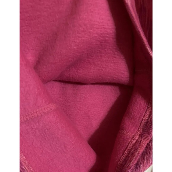 Tek Gear Womens 1/4 Zip Pullover Fleece Jacket Pink Space Dye Long Sleeve M - Picture 5 of 8